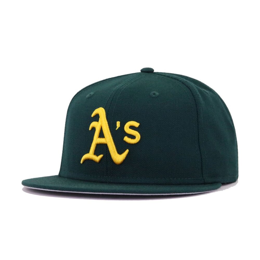 2017 Classic Men's Oakland Athletics New Era Dark Green/Gold Baseball Cap 59FIFT